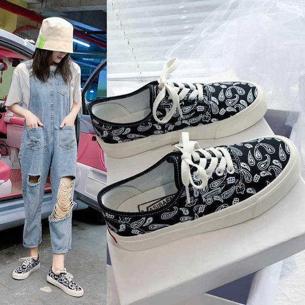 summer 2021new women's canvas shoes paisley canvas sports casual borad shoes white shoes y0907, Black
summer 2021new women's canvas shoes paisley canvas sports casual borad shoes white shoes y0907, Black