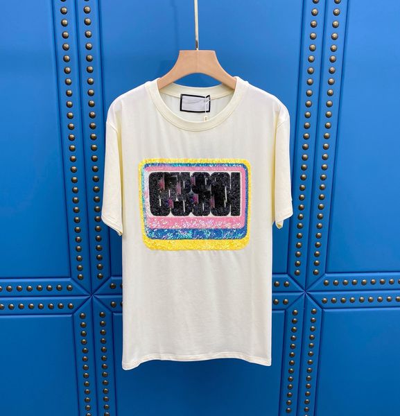 new spring and summer 2021 designer ladies t-shirt men t-shirt sequins set auger bear brightness version to loose, pure cotton material120, White
new spring and summer 2021 designer ladies t-shirt men t-shirt sequins set auger bear brightness version to loose, pure cotton material120, White