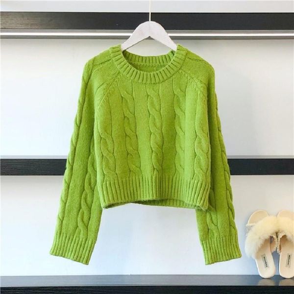 women's sweaters autumn and winter lazy style short sweater sweet solid color pullover knitted top, White;black
women's sweaters autumn and winter lazy style short sweater sweet solid color pullover knitted top, White;black