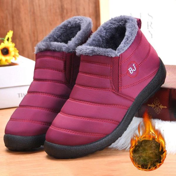 boots winter plus velvet warm men women waterproof snow non-slip cotton for 35-45, Black
boots winter plus velvet warm men women waterproof snow non-slip cotton for 35-45, Black