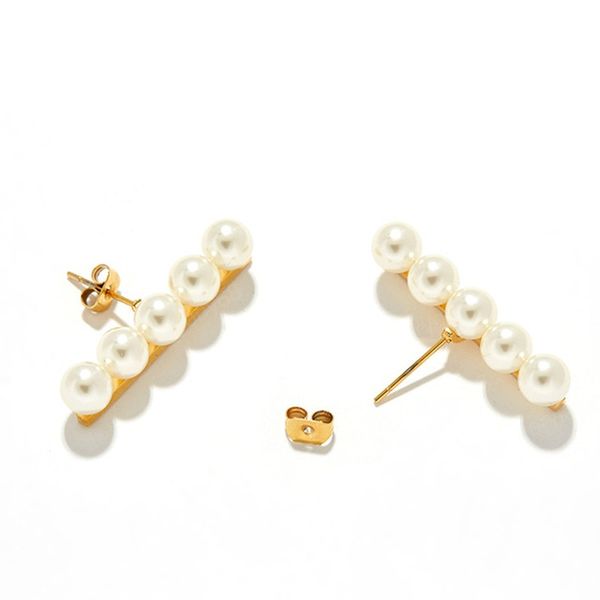 new retro golden balance bar freshwater pearl elegance stud earrings for women girls party delicate jewelry, Golden;silver
new retro golden balance bar freshwater pearl elegance stud earrings for women girls party delicate jewelry, Golden;silver