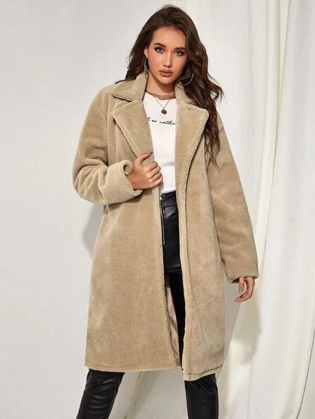 women's fur & faux fashion winter women jacket plus size loose long overcoat high imitation lamb wool thick warm female coats, Black
women's fur & faux fashion winter women jacket plus size loose long overcoat high imitation lamb wool thick warm female coats, Black