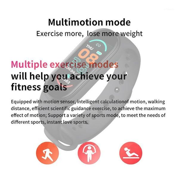 smart wristbands m6 band fitness tracker sport heart rate sleep monitoring information reminder health1
smart wristbands m6 band fitness tracker sport heart rate sleep monitoring information reminder health1