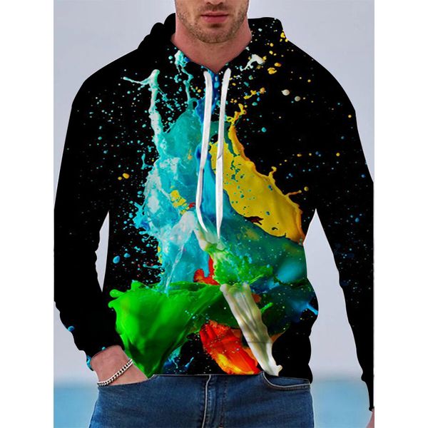 color water drop pattern men s 3d printing hoodie visual impact party punk goth round neck american sweater hoodie, Black
color water drop pattern men s 3d printing hoodie visual impact party punk goth round neck american sweater hoodie, Black