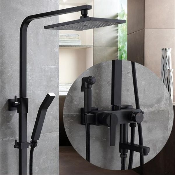 2021 new luxury bathroom black oil brushed square rain antique brass bath & shower faucet set, wall mounted iln0
2021 new luxury bathroom black oil brushed square rain antique brass bath & shower faucet set, wall mounted iln0