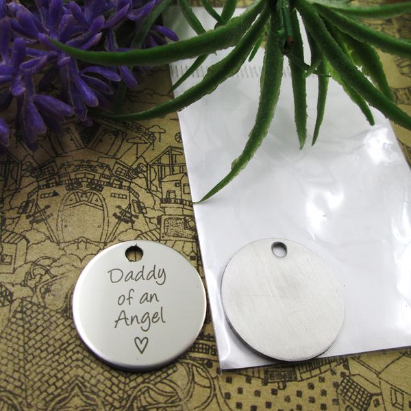 40pcs--stainless steel charms"daddy of an angel" more style choosing diy pendants fo necklace, Bronze;silver
40pcs--stainless steel charms"daddy of an angel" more style choosing diy pendants fo necklace, Bronze;silver