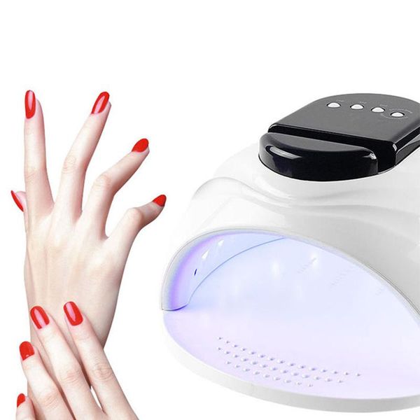 nail dryers 168w 42led uv lamp fast curing dryer with phone holder