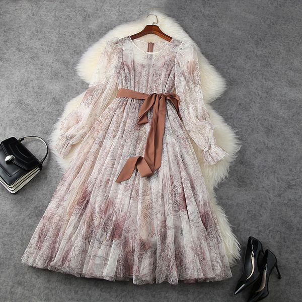 new european runway designers 2021 spring vintage sleeve printed mesh long es for women c2gz, Black;gray
new european runway designers 2021 spring vintage sleeve printed mesh long es for women c2gz, Black;gray