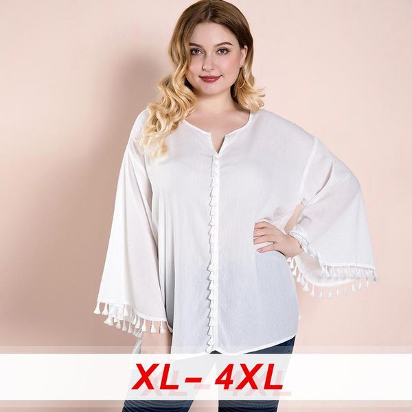 women's blouses & shirts spring office chiffon long sleeve plus size oversized o-neck shirt casual loose female blouse, White
women's blouses & shirts spring office chiffon long sleeve plus size oversized o-neck shirt casual loose female blouse, White