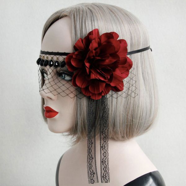 half face adjustable robbin red rose masquerade veil face mask charming wear lace headdress for halloween&christmas party
half face adjustable robbin red rose masquerade veil face mask charming wear lace headdress for halloween&christmas party