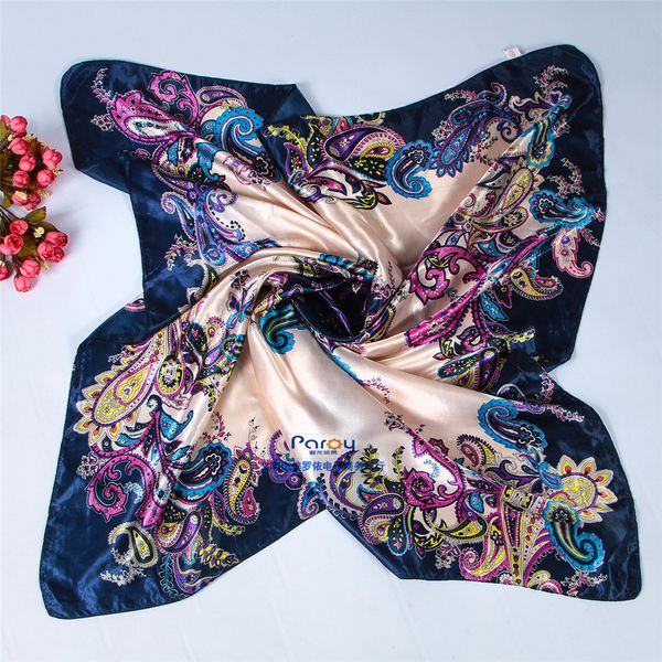 scarve amoy printing imitation spring and autumn satin 90cm square cashew flower silk scarf, Blue;gray
scarve amoy printing imitation spring and autumn satin 90cm square cashew flower silk scarf, Blue;gray