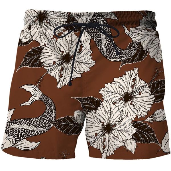 men's shorts painting art 3d koi printing mens swimwear swim trunks beach board swimming pants swimsuits running sports, White;black
men's shorts painting art 3d koi printing mens swimwear swim trunks beach board swimming pants swimsuits running sports, White;black