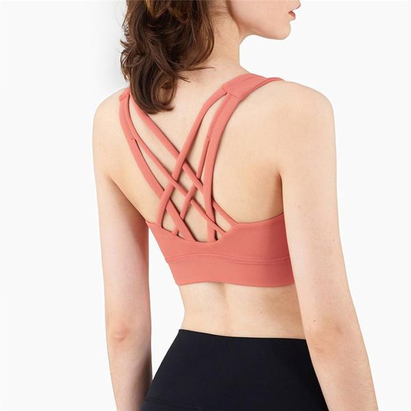gym clothing 2021 six-band cross beautiful back fitness running sports underwear nude yoga bra, White;black
gym clothing 2021 six-band cross beautiful back fitness running sports underwear nude yoga bra, White;black