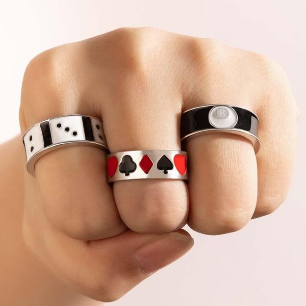 cluster rings hip hop punk cool accessories love dripping oil ring set of three geometric poker dice 2021 trend, Golden;silver
cluster rings hip hop punk cool accessories love dripping oil ring set of three geometric poker dice 2021 trend, Golden;silver