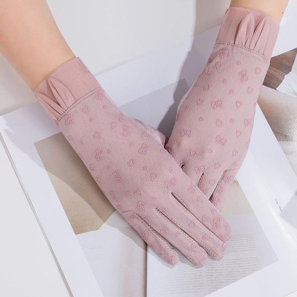 five fingers gloves women summer lace thin sunscreen touch screen breathable anti-uv non-slip cute lovely cartoon ears drive, Blue;gray
five fingers gloves women summer lace thin sunscreen touch screen breathable anti-uv non-slip cute lovely cartoon ears drive, Blue;gray
