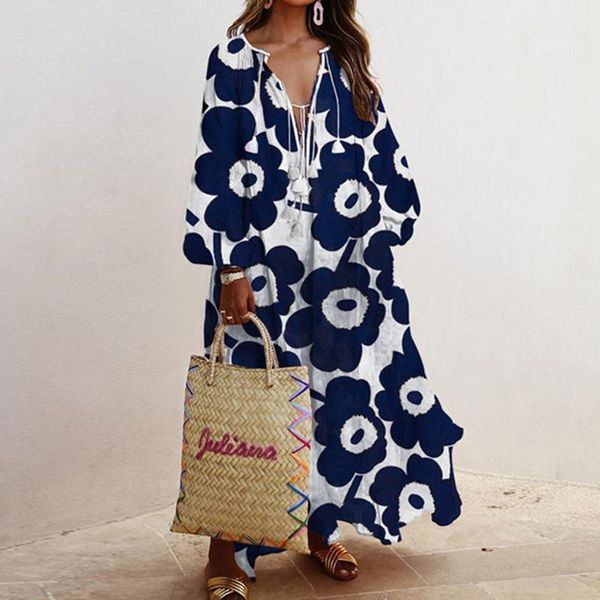 casual dresses 2021 bohemian printed women long tunic dress ladies loose vestidos beach party sundress robe femme s-4xl, Black;gray
casual dresses 2021 bohemian printed women long tunic dress ladies loose vestidos beach party sundress robe femme s-4xl, Black;gray