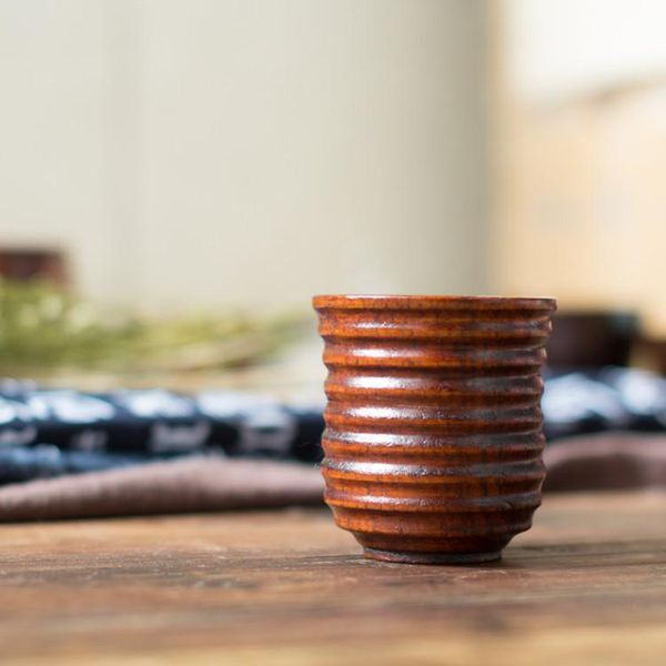cups & saucers small wooden 5.5 oz - set of 4 for drinking tea, coffee, wine, beer, drinks dark ribbed
cups & saucers small wooden 5.5 oz - set of 4 for drinking tea, coffee, wine, beer, drinks dark ribbed
