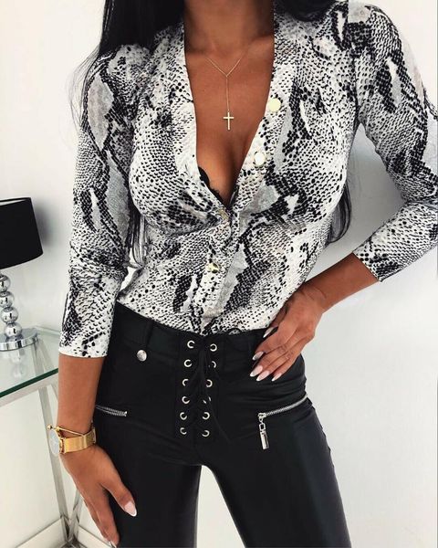 women's blouses & shirts women long sleeve bodycon bandage deep v neck button office lady bodysuit stretch leotard jumpsuit romper, White
women's blouses & shirts women long sleeve bodycon bandage deep v neck button office lady bodysuit stretch leotard jumpsuit romper, White