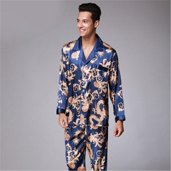 mens casual sleepwear fashion long sleeve cardigan buttons lapel trousers 2pcs sets pajamas spring male loose home two piece suits, Black;brown
mens casual sleepwear fashion long sleeve cardigan buttons lapel trousers 2pcs sets pajamas spring male loose home two piece suits, Black;brown