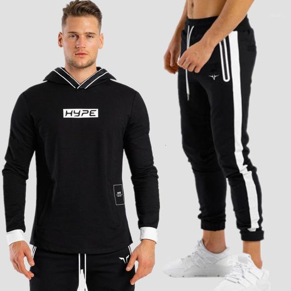 men tracksuit sport kit hoodies & joggers fitness tight pants workout gym sports clothes mens sportswear running sets1, Black;blue
men tracksuit sport kit hoodies & joggers fitness tight pants workout gym sports clothes mens sportswear running sets1, Black;blue