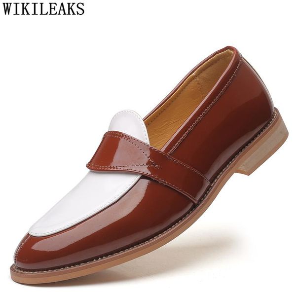 dress shoes italian men wedding fashion office formal brand slip elegant for classic ayakkabi, Black
dress shoes italian men wedding fashion office formal brand slip elegant for classic ayakkabi, Black