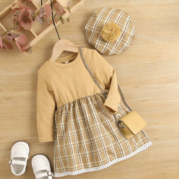 girl's dresses focusnorm 2 colors autumn kids girls lovely dress with beanies hats plaid printed long sleeve a-line knee length 1-6y, Red;yellow
girl's dresses focusnorm 2 colors autumn kids girls lovely dress with beanies hats plaid printed long sleeve a-line knee length 1-6y, Red;yellow