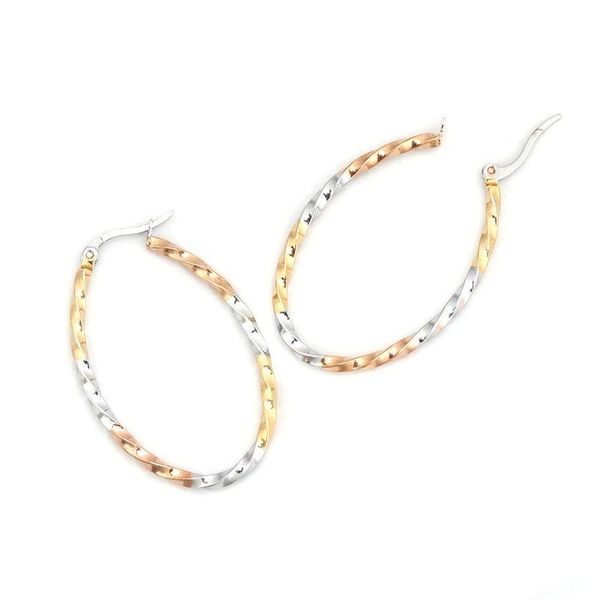 hoop & huggie fashion 304 stainless steel earrings gold color round women modern jewelry, post/ wire size: (17 gauge), 1 pair, Golden;silver
hoop & huggie fashion 304 stainless steel earrings gold color round women modern jewelry, post/ wire size: (17 gauge), 1 pair, Golden;silver
