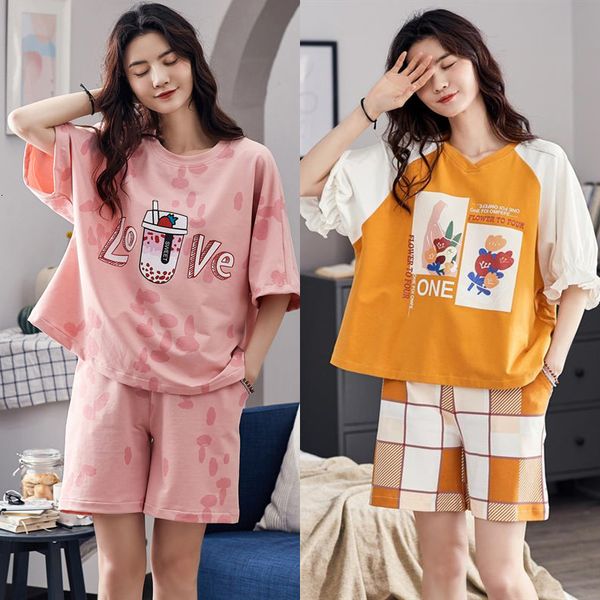 2021 plus size sweet print home casual two piece set women comfort loose summer new fashion lady tshirt shorts suits clothes fwbq, White;black
2021 plus size sweet print home casual two piece set women comfort loose summer new fashion lady tshirt shorts suits clothes fwbq, White;black