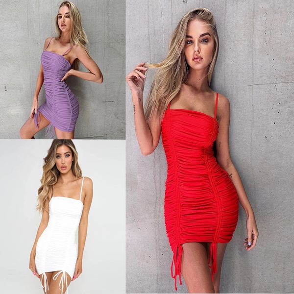 2021 new summer women pleated mini es spaghetti backless bodycon strap night club eelgant party d1us, Black;gray
2021 new summer women pleated mini es spaghetti backless bodycon strap night club eelgant party d1us, Black;gray