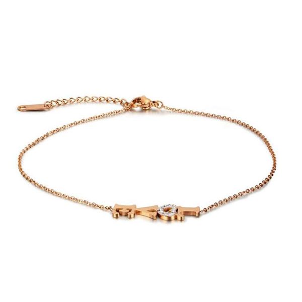 link, chain stainless steel delicate rose gold letter l o v e zircon stone bracelet jewelry gift for women crystal lovers necklaces, Black
link, chain stainless steel delicate rose gold letter l o v e zircon stone bracelet jewelry gift for women crystal lovers necklaces, Black