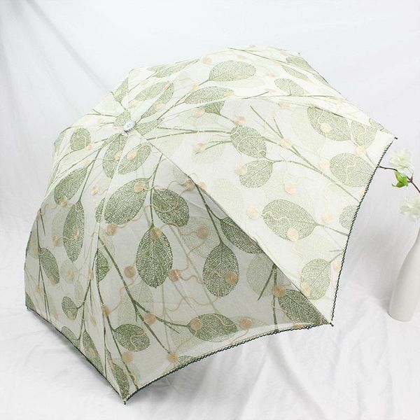 umbrellas double-layer lace sun umbrella ladies protection and anti-ultraviolet leaves small fresh three-folding
umbrellas double-layer lace sun umbrella ladies protection and anti-ultraviolet leaves small fresh three-folding