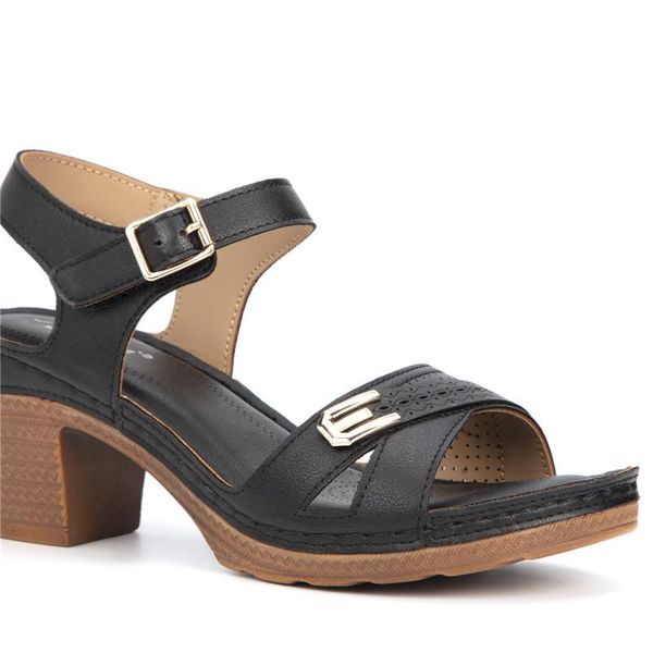 7cm block heel women shoes pu leather sandals elegant summer shoe girl's light weight pink footwear plus size, Black
7cm block heel women shoes pu leather sandals elegant summer shoe girl's light weight pink footwear plus size, Black