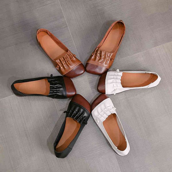 dress shoes low soft mouth shallow beans women's leather shoes comfortable casual for pregnant breathable flat mom m4zr, Black
dress shoes low soft mouth shallow beans women's leather shoes comfortable casual for pregnant breathable flat mom m4zr, Black