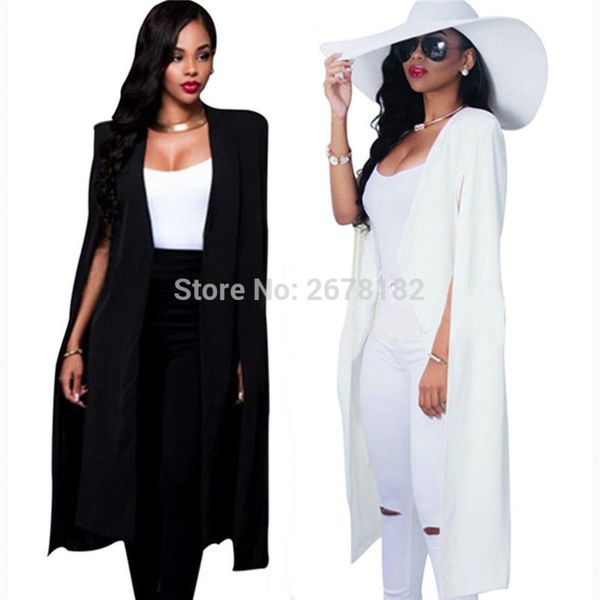 women's trench coats brief women solid black white suits side split fashion ladies long suit none button american and european style co, Tan;black
women's trench coats brief women solid black white suits side split fashion ladies long suit none button american and european style co, Tan;black