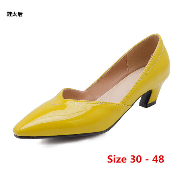 dress shoes women pumps office low high heel woman stiletto concise lady heels party footwear small big size 30 - 48, Black
dress shoes women pumps office low high heel woman stiletto concise lady heels party footwear small big size 30 - 48, Black