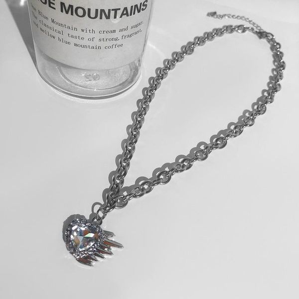 pendant necklaces simple woman heart necklace women chain lovers jewelry wedding silver color trendy kpop party metal collares
pendant necklaces simple woman heart necklace women chain lovers jewelry wedding silver color trendy kpop party metal collares