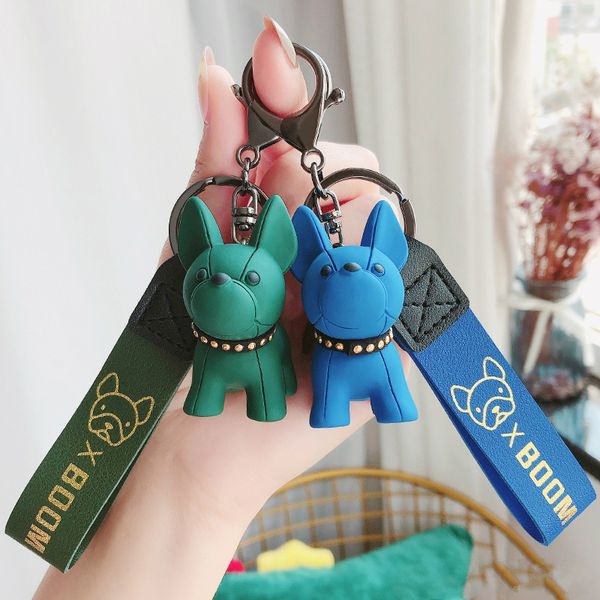 Fashion Punk French Bulldog Keychain PU Leather Dog Keychains for Women Bag Pendant Jewelry Trinket Mens Car Key Ring Key Chain, Silver
Fashion Punk French Bulldog Keychain PU Leather Dog Keychains for Women Bag Pendant Jewelry Trinket Mens Car Key Ring Key Chain, Silver