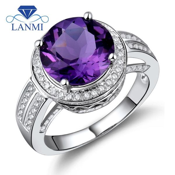 cluster rings lanmi amethyst vintage style round 10mm pure 14kt white gold natural ring for women birthday gifts, Golden;silver
cluster rings lanmi amethyst vintage style round 10mm pure 14kt white gold natural ring for women birthday gifts, Golden;silver