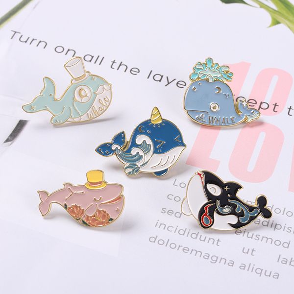 whale enamel pins sea animal brooches flower ocean wave cartoon bag hat lapel pin badge gift for girl boysdio chan contact, Gray
whale enamel pins sea animal brooches flower ocean wave cartoon bag hat lapel pin badge gift for girl boysdio chan contact, Gray
