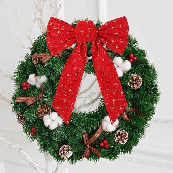 new decorations red flannel gold powder bow christmas tree christmas wreath accessories
new decorations red flannel gold powder bow christmas tree christmas wreath accessories