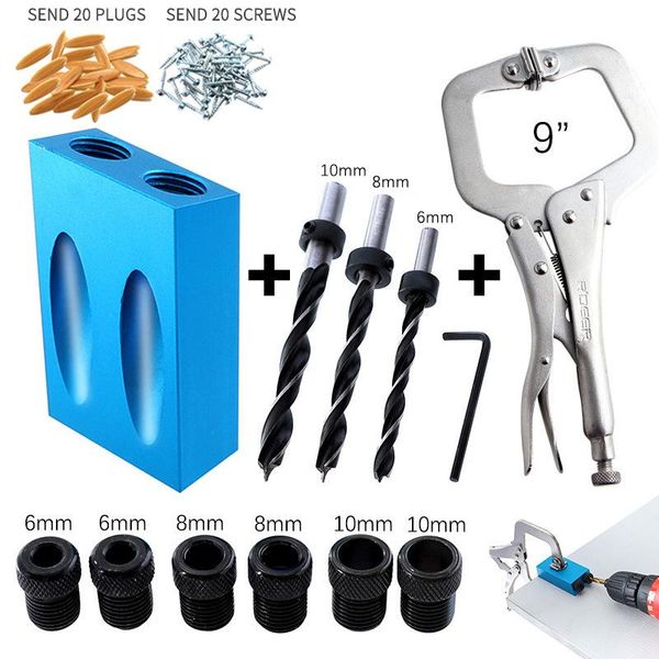professional hand tool sets woodworking hole positioner 15 degree blue jig kit diagonal positioning drill locator woodworkig
professional hand tool sets woodworking hole positioner 15 degree blue jig kit diagonal positioning drill locator woodworkig