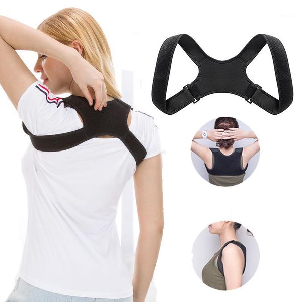 back support adjustable posture corrector belt corset men woemen upper brace shoulder clavicle orthopedic lumbar belt1, Black;blue
back support adjustable posture corrector belt corset men woemen upper brace shoulder clavicle orthopedic lumbar belt1, Black;blue