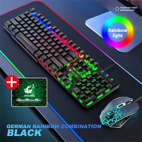 keyboard mouse combos gaming wired and pad set rainbow backlight usb for pc lapgerman japanese italian keyboards
keyboard mouse combos gaming wired and pad set rainbow backlight usb for pc lapgerman japanese italian keyboards