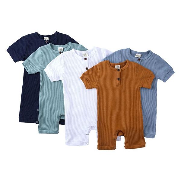 jumpsuits summer born baby clothes fashion solid color boy rompers cotton short sleeve infant boys romper 0-24 months, Blue
jumpsuits summer born baby clothes fashion solid color boy rompers cotton short sleeve infant boys romper 0-24 months, Blue