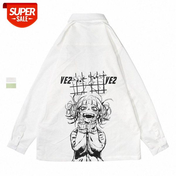 retro anime print long-sleeved t shirt men and women hip-hop long couple jacket #s23y, White;black
retro anime print long-sleeved t shirt men and women hip-hop long couple jacket #s23y, White;black