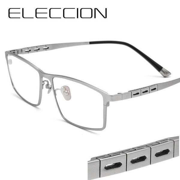 fashion sunglasses frames eleccion brand designer ultralight tianium rim glasses frame man's myopia optical prescription eyeglasses big, Black
fashion sunglasses frames eleccion brand designer ultralight tianium rim glasses frame man's myopia optical prescription eyeglasses big, Black