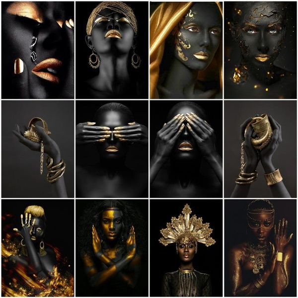 paintings azqsd diy coloring by number black gold african woman acrylic paint decoration oil painting on canvas figure handpainted gift
paintings azqsd diy coloring by number black gold african woman acrylic paint decoration oil painting on canvas figure handpainted gift