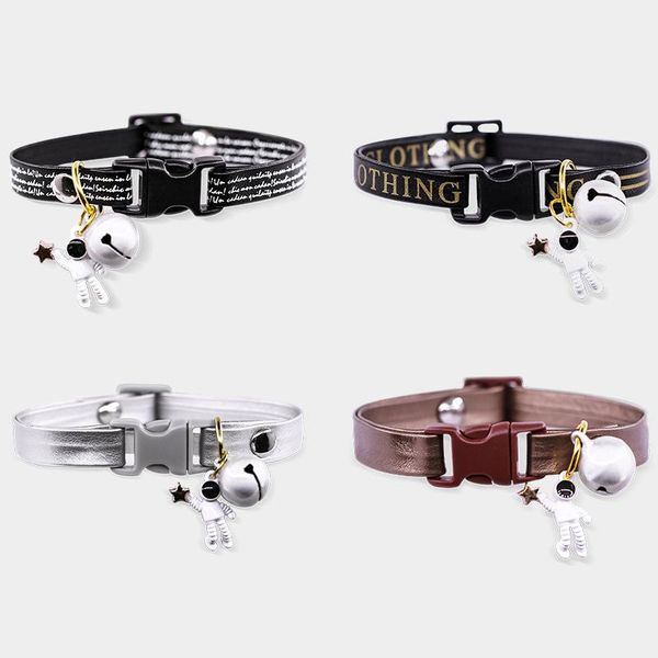 cat collars & leads astronaut pendant letter collar adjustable leather pu bell small dog pet necklace jewelry christmas accessories
cat collars & leads astronaut pendant letter collar adjustable leather pu bell small dog pet necklace jewelry christmas accessories