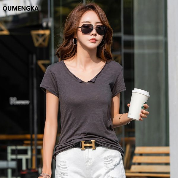 2021 new summer cotton women short sleeve v neck tshirt casual black t shirt camisetas feminina lady tee azhc, White
2021 new summer cotton women short sleeve v neck tshirt casual black t shirt camisetas feminina lady tee azhc, White