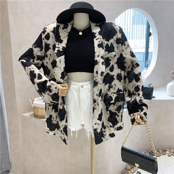 women's suits & blazers clothing summer 2021 fashion design sense vintage color contrast long sleeve blazer coat, White;black
women's suits & blazers clothing summer 2021 fashion design sense vintage color contrast long sleeve blazer coat, White;black